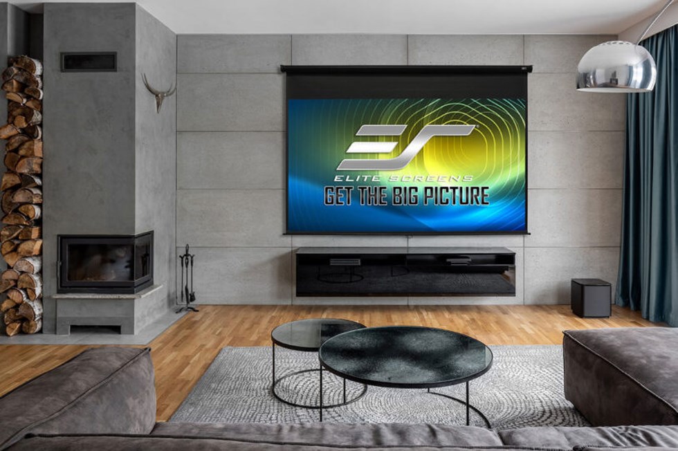 Elite Screens Manual 135", 4:3, roleta - bílé materiál MaxWhite 1.1